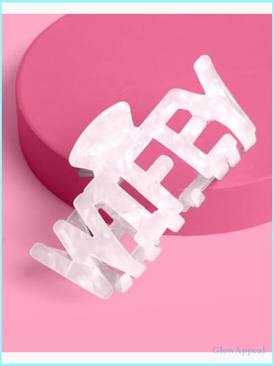 Wifey Claw Hair Clip with Sturdy Teeth - Bride to Be main image 4